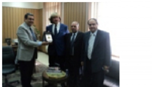 Professor from Rome University visit the University to increase the Mutual Researches in the Field of Geology of Mining