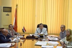 Benha University’s leaders committee meets with the applicants of the jobs of general managers of the faculties of science and veterinary medicine
