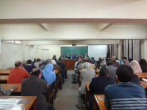 Prof.Dr. Abd El Reheem Sholeh meets the Faculty Members' Staff  